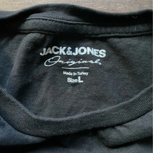 Jack & Jones Black Nocturnal T-shirt  Men’s Large - Picture 3 of 6